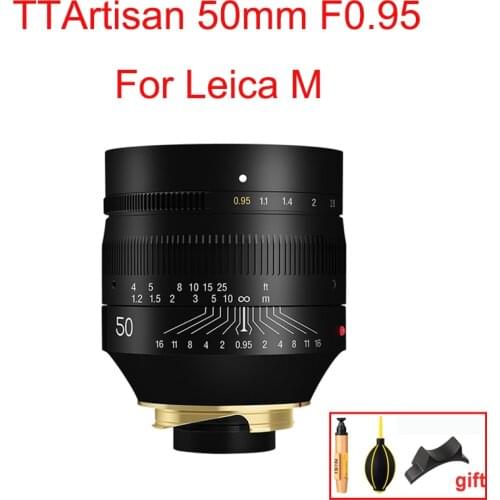 TTArtisan 50mm F0.95 Camera Lens Full Fame Manual Focus Lens For Leica M Mount Camera Leica M-M M240 M3 M6 M7 M8 M9 M9p M10