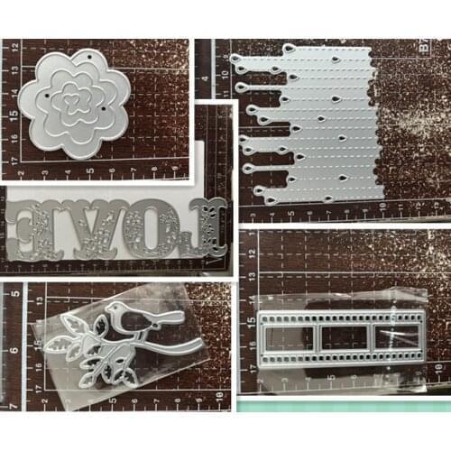 Letter Mouse Metal Cutting Dies and stamps Dies for Scrapbooking Album Embossing New Dies for