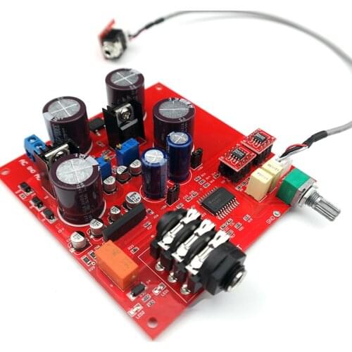 Taidacent TPA6120A2 Headphone Amplifier Board With OP275 Pre Amplifier Fever Headset Amplifier With Headphone Protection