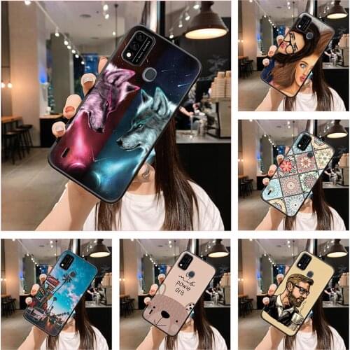 Durable Cute Phone Case For Itel A48 Glitter Back Cover Silicone Wholesale TPU New For Man