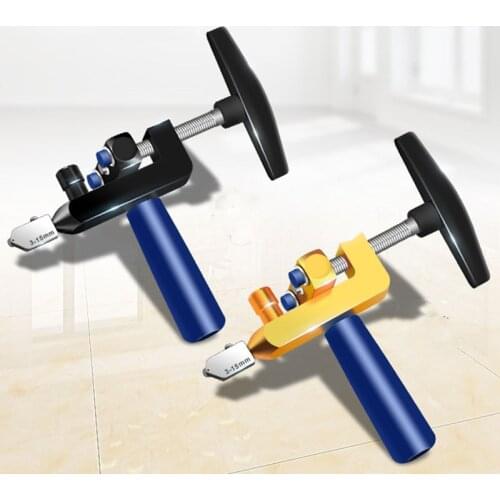 Professional Easy Glide Glass Tile Cutter 2 In 1 Ceramic Tile Glass Cutting One-piece Cutter Portable Cutter Tool