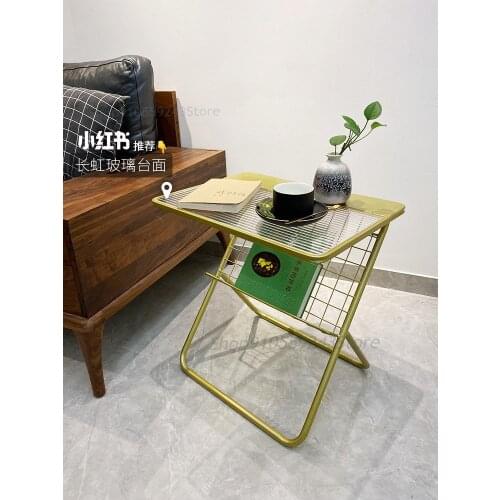 North Light Luxury Corner Table Bedside Living Room Sofa Side Few Ins Storage