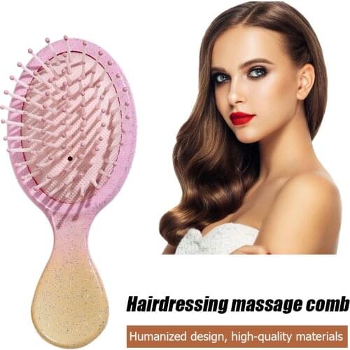 Cute Cartoon Mini Portable Air Cushion Comb Scalp Massage Hair Brush Children Girls Hairdressing Candy Color Airbag Combs Tool