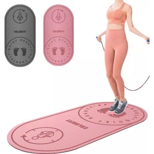 Jump Rope Yoga TPE Mat Skipping Floor Workouts Mat for Sports Non Slip Textured yoga mat