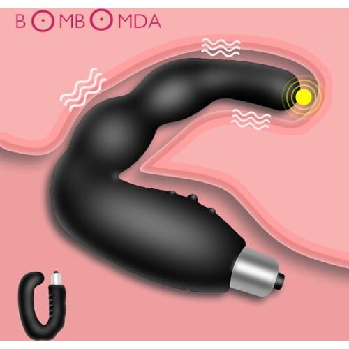 U Type Vibrator For Men Prostate Massager Male Masturbation Orgasm G-spot Stimulator Dildo Anal Plug Vibrator Sex Toys For Adult