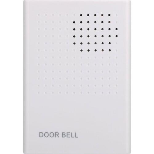 Generic DC 12V Wired Doorbell Door Bell Chime Home Access Control System White Free Shipping