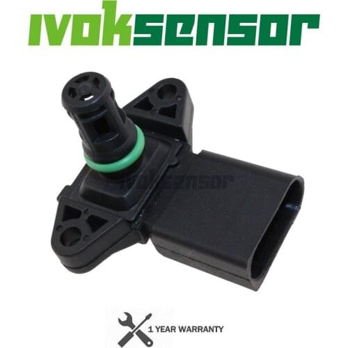Intake Manifold Pressure Sensor For Audi A4 Avant B6 2.0 FSI 03D906051 03D906051A 5WK9693Z 7.18222.23.0 6PP009400-241 5WK9693