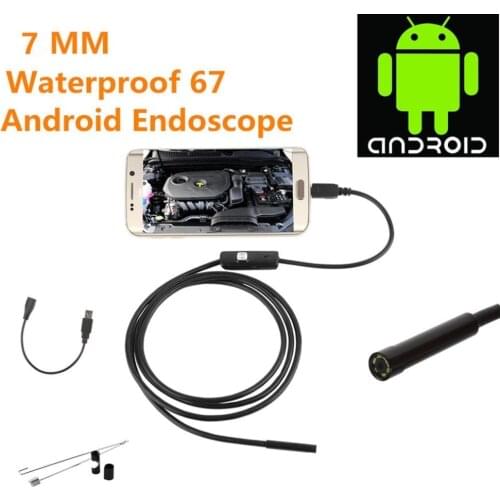 1m For Android WIFI Endoscope Waterproof Borescope Inspection Camera 8 LED a long effective focal length
