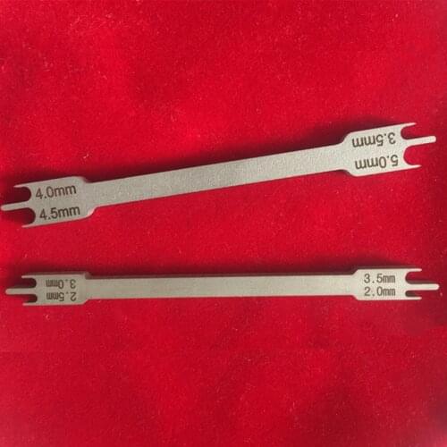 1 Piece Orthodontic Bracket Positioning Height Gauge Dental Instrument Tools (2 Types for selection)