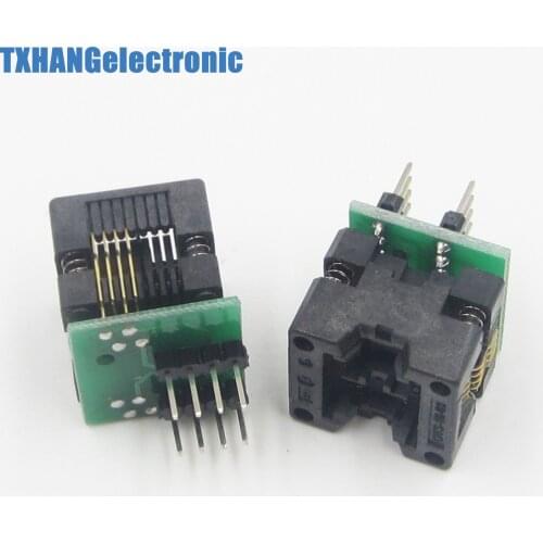 2pcs SOIC8 SOP8 to DIP8 EZ Programmer Adapter Socket Converter module 150mil NEW