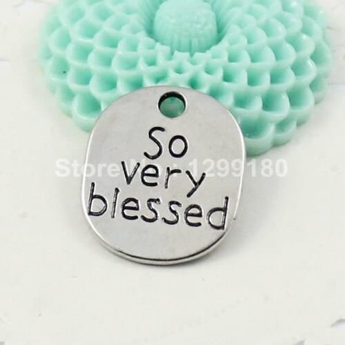 30pcs/lot Metal Zinc Alloy Silver Tone with Letter Charm Pendant For Necklace DIY Jewelry Making Accessories 22x18mm (K01622)