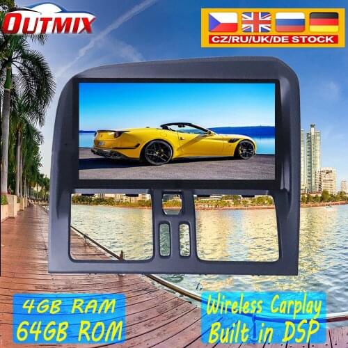 4+64G For Volvo XC60 2009-2017 Car Android 10.0 Carplay DSP Multimedia Player Auto Stereo tape recorder Navigation GPS head unit