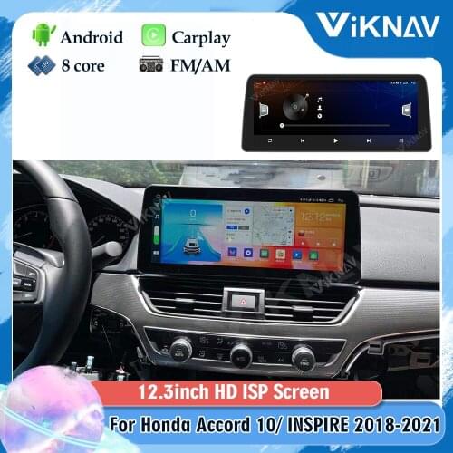 Android Car Radio For Honda Accord 10/ INSPIRE 2018 2019 2020 2021 car Multimedia Video Player Navigation stereo receiver