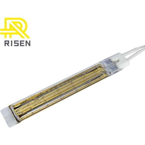 Twin Tube Gold Reflector IR Heaters Quartz Heating Lamp Halogen Bulbs 5400W High Power Infrared Emitter