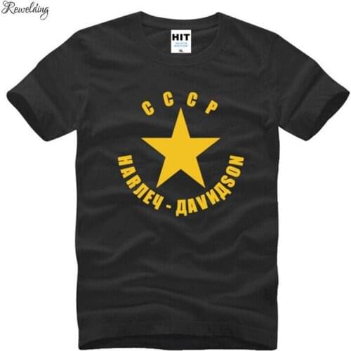 New Designer CCCP USSR Soviet Union Printed T Shirts Men Summer Style Short Sleeve O-Neck Cotton Mens T Shirt Tee Shirt Homme