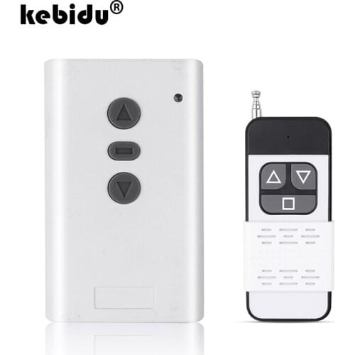 Kebidu 433Mhz Remote Control Switch Remote 220V 2CH Relay Receiver and Remote Controller for Light/Door/Garage