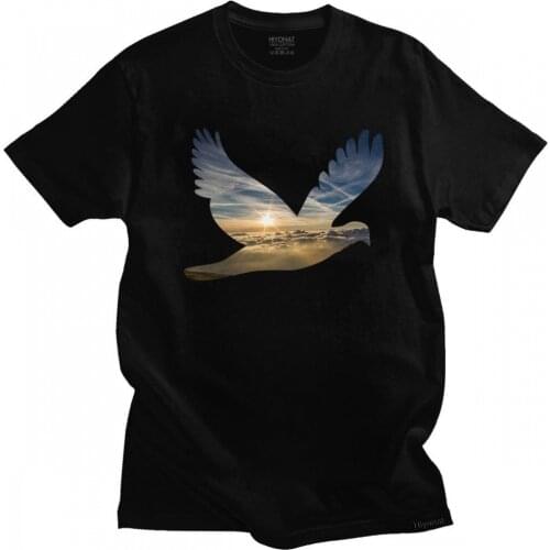 Classic Dove Of Peace Climate Protection Fridays T Shirt for Men Short Sleeve Printed Tshirt Soft Cotton Oversized Tee Top Merch