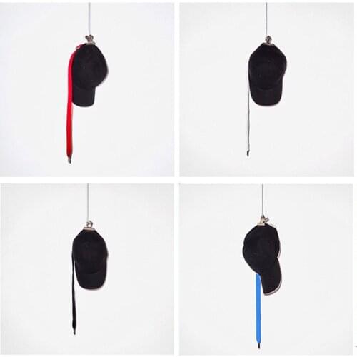 KPOP G-Dragon Red Blue Black Black Strip Baseball Cap Embroidery PEACEMINUSONE Sun Hat jh415