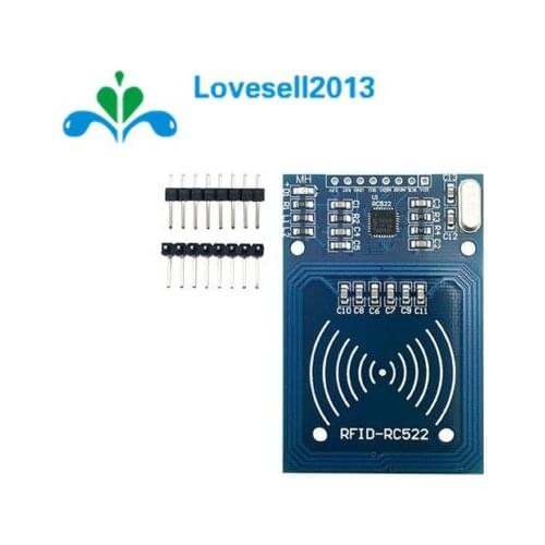13.56MHz RFID Module For Arduino MF RC522 RC-522 Reader Writer Sensor Card Module I2C Interface 2 Pins 3.3V DC