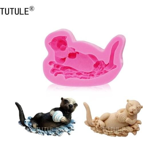 Water lazy silicone mold,Cake Animal Cooking Farm Chocolate Cookies mould polymer clay resin icing chocolate flesible mould