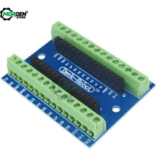 NANO V3.0 Adapter Expansion Board Controller Terminal ATMEGA328P NANO 3.0 IO Shield Extension Plate Board For Arduino AVR