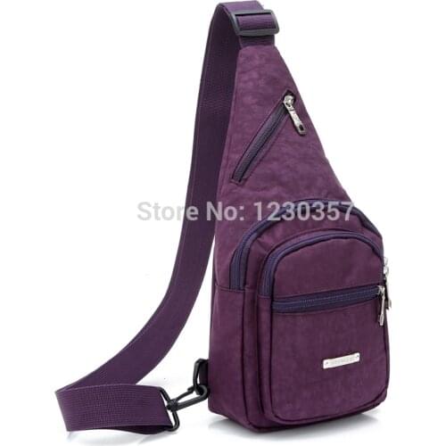 Very Lightweight nylon high quality chest bag small 20x18CM for men and women