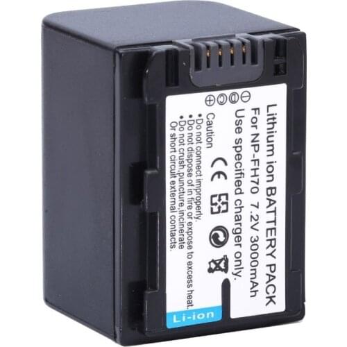 NP-FH70 Replacement Camera Battery 2200mAh For Sony NP-FH50 NP-FH100 NP-FH30 NP-FH40 NP-FH60 NP-FH50 NP-FH70 HDR-SR HDR-XR