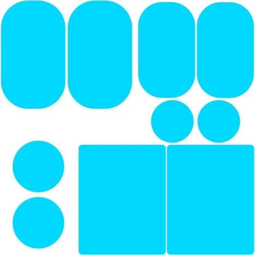 2pcs Car Rearview Mirror Side Window Film Waterproof Anti-Fog Rain-Proof Protective Car Sticker Car Mirror Window Clear