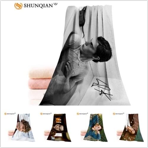 Custom Evan Peters 35x75cm Face Towels Facecloth Microfiber Washcloth Quick drying Sports Towel