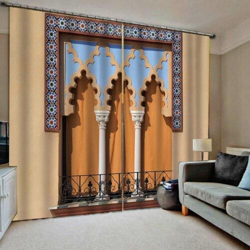 Custom Roman Curtain Blackout Shading Curtains For Living Room Bedroom Luxury Thick Silk Curtain Drapes