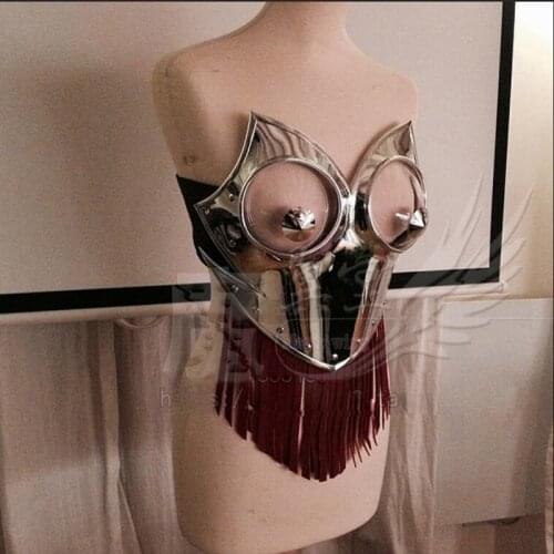 Sexy gogo female collar dance Catwalk Model Catwalk Nightclub bar technology DS DJ singer dance costume show costumes