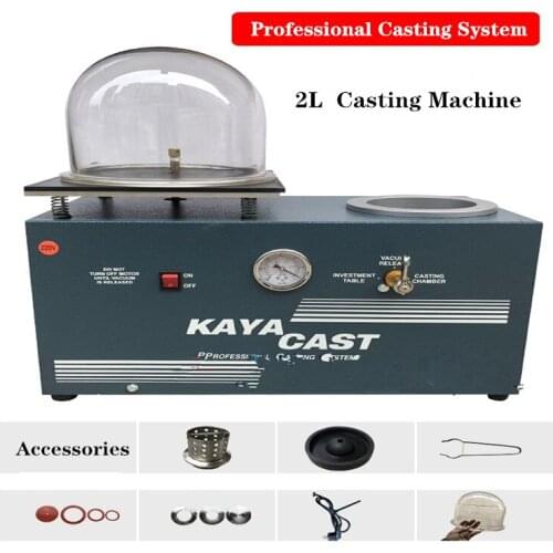 Jewelry Vacuum Casting Machine Vacuum Investing and Casting Machine, Jewelry Lost Wax Cast Goldsmith Jewelry Casting Machine