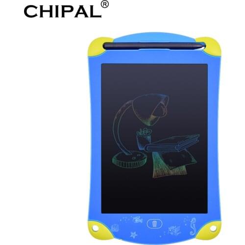 CHIPAL 8.5 inch LCD Writing Drawing Tablet Digital Board Erasable Office Pad Paperless Rewritten Notepad for Color Children Gift