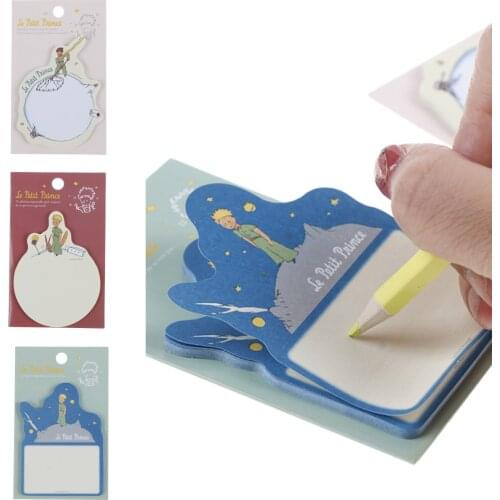 1pcs New Little Prince Memo Sticker Paper Sticky Note Fair Tale Card Self-Adhesive Bookmark Office School Supplies