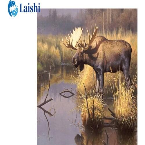 5d Diamond Painting Wild animal natural landscape painting Cross Stitch Square Round Diamond Embroidery Handwork Rhinestone Art