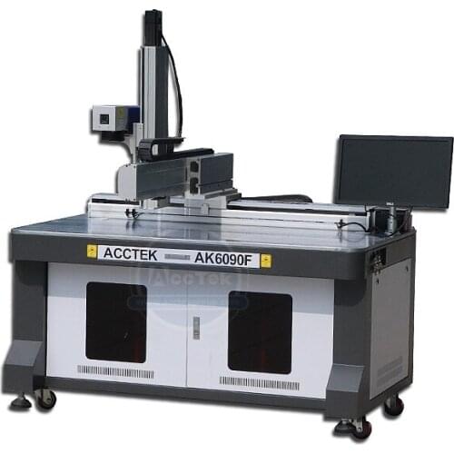 CNC ENGRAVING MACHINE CNC MARKING MACHINE LASER MARKER AK6090F FIBER ALSER MARKING