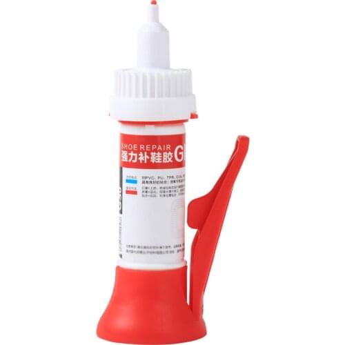 Professional Repair Adhesive Glue for Fixing Worn Shoes or Boots, Clear, Shoes Repair Glue with Press Handle, Fast Drying
