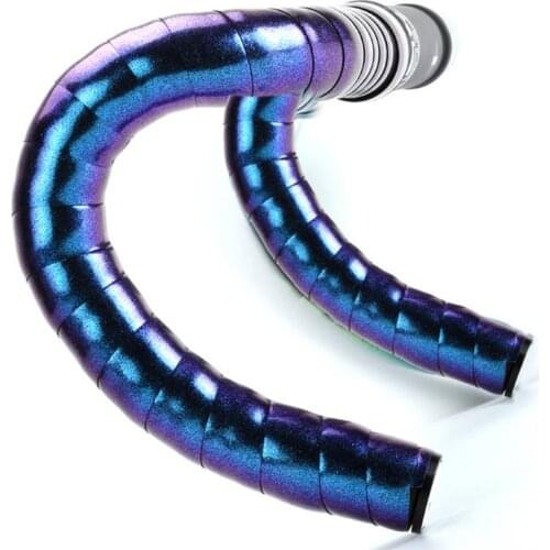 Handlebar Tape Road Bike Grip Cycling Accessories Gear Strap PU EVA Wrap Perforated Bicycle Handlebar Tape Anti-Vibration Wrap