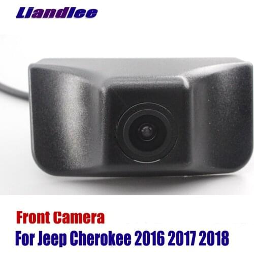 Liandlee AUTO CAM For Jeep Cherokee 2016 2017 2018 Front View Camera Grill Embedded ( Not Reverse Rear Parking Camera )