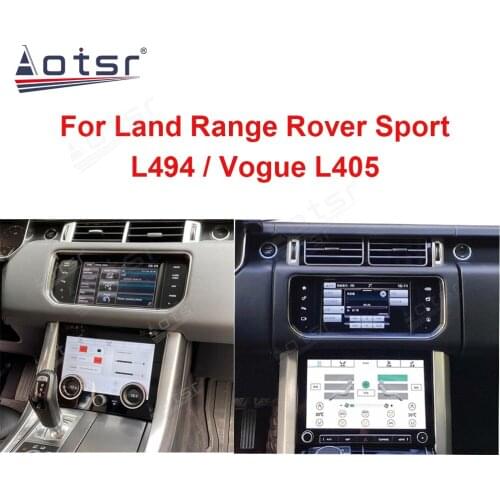 Touch Screen AC Board Air Conditioning Panel For Land Rover Range Rover Sport L494 Vogue L405 Car Multimedia Radio Player Stereo