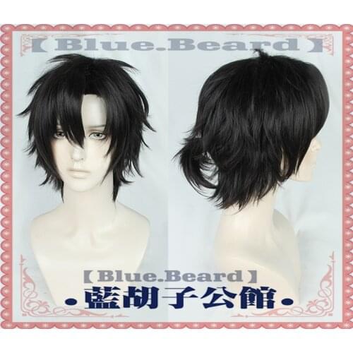 Limit DEVIL GAME Time Agent Cheng Xiaoshi Cosplay Wig Styled Short Black Wig Halloween Carnival Party Anime Props