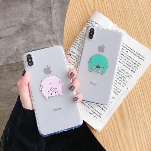 Clear Phone Case For iPhone6 7 8Case iPhone XR Case Silicon Soft Transparent Back Cover For iPhone 11 XS Max 8 7 6s Plus Case