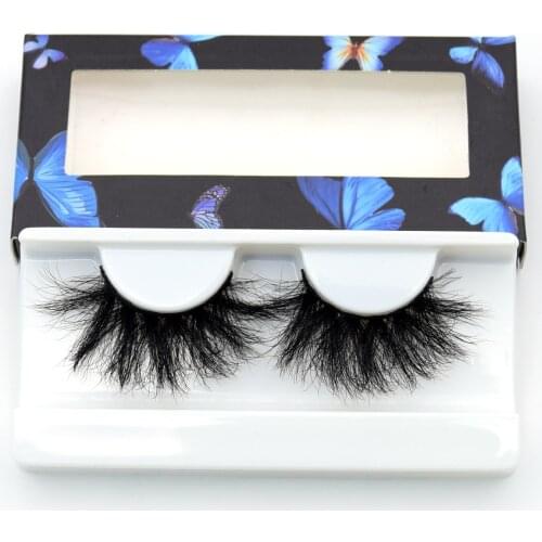 Visofree Eyelashes 25mm Faux Mink Lashes 3D Curly Soft Fluffy Mink False Eyelashes Handmade Thick Long Dramatic Eyelashes Makeup