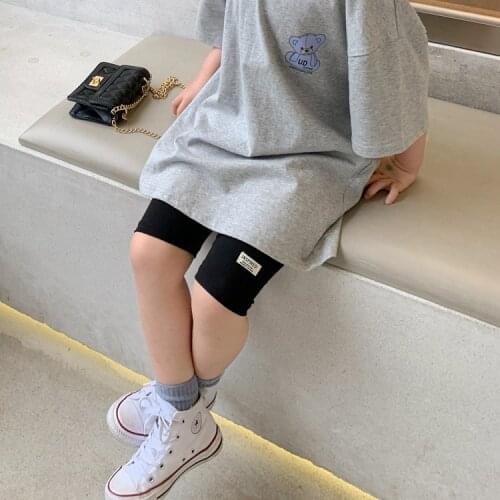 2-9 Y Baby Girls Shorts Summer New Kids Cotton Elasticity Slim Shorts Casual Soft Skinny Short Pants For Girls Children Clothes