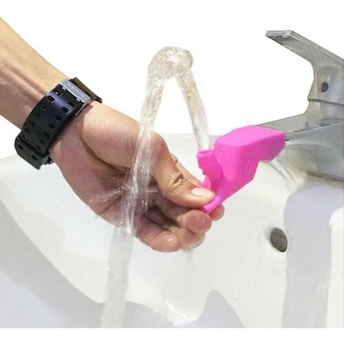 Silicone Water Faucet Tap Sink Extender For Kids Bathroom Hand Washing Easy To Use Suitable For Baby Washing Gadget