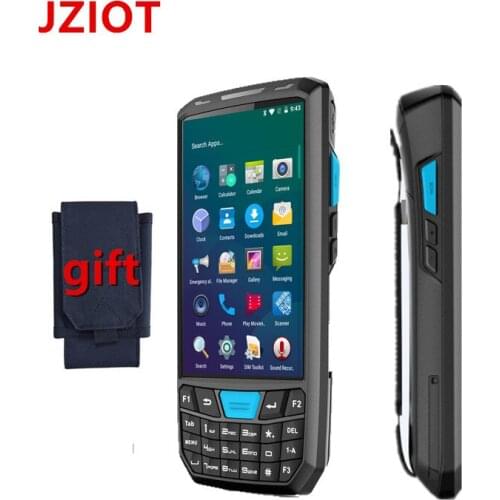 4.5 inch Touch Screen Android Barcode Scanner 1D 2D QR Laser Bar Code Scanner rfid uhf mobile reader wireless rugged tablet PDAs