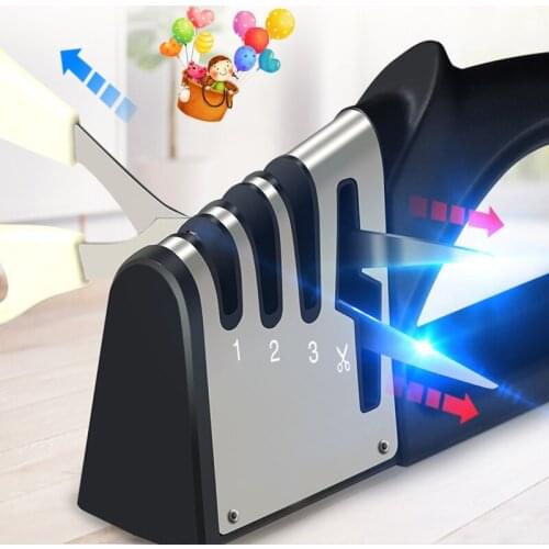 Knife sharpener Three stage ceramics sharpening stone coarsegeinding daily sharpening kitchen gadgets knives accessories