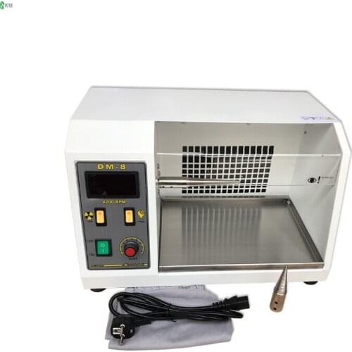 DM-8 Frequency Conversion Vacuum Dust Polishing Machine Cloth Wheel Machine Jewelry Polishing Jewelry Watch Desktop Adjustable