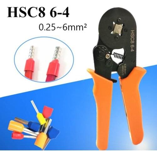 High-quality HSC8 6-4 / 6-4A Mini self-adjusting crimping wiring lead terminal crimping pliers