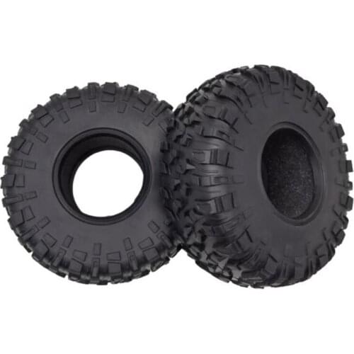 1pair 1/10 Model Car 2.2inch Tire Skin 130x52x52mm Wheel Diameter 130mm Tyre with Sponge Liner for Axial wraith RR10 RC DIY Car